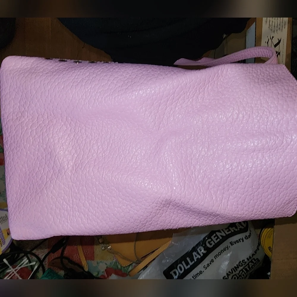 Excellent used condition samantha thavasa pink studded tote see pics for callout - Picture 6 of 12